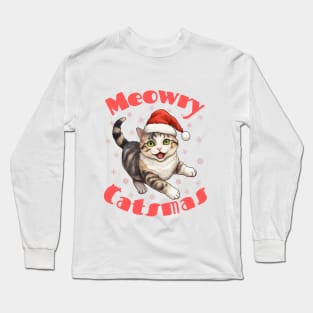 Christmas cat Long Sleeve T-Shirt